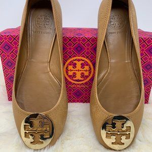 Tory Burch Reva Ballet – Tumbler Leather
